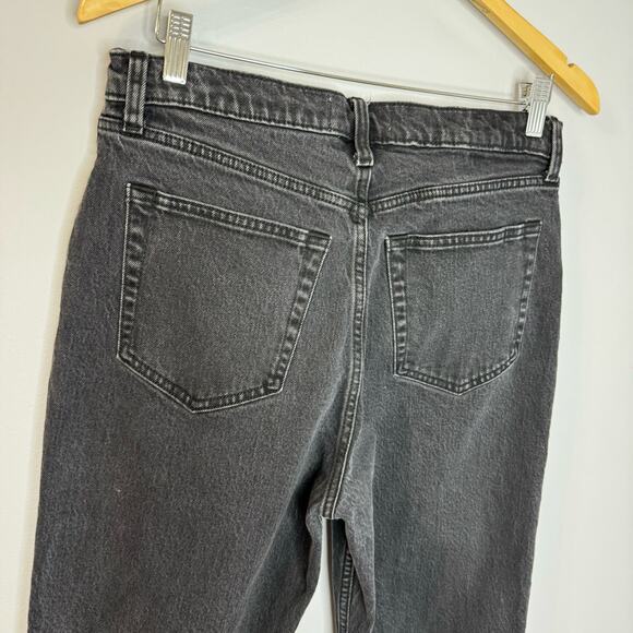 Abercrombie and Fitch The Dad High Rise Wash Black Jeans Women's 29 - Picture 6 of 9